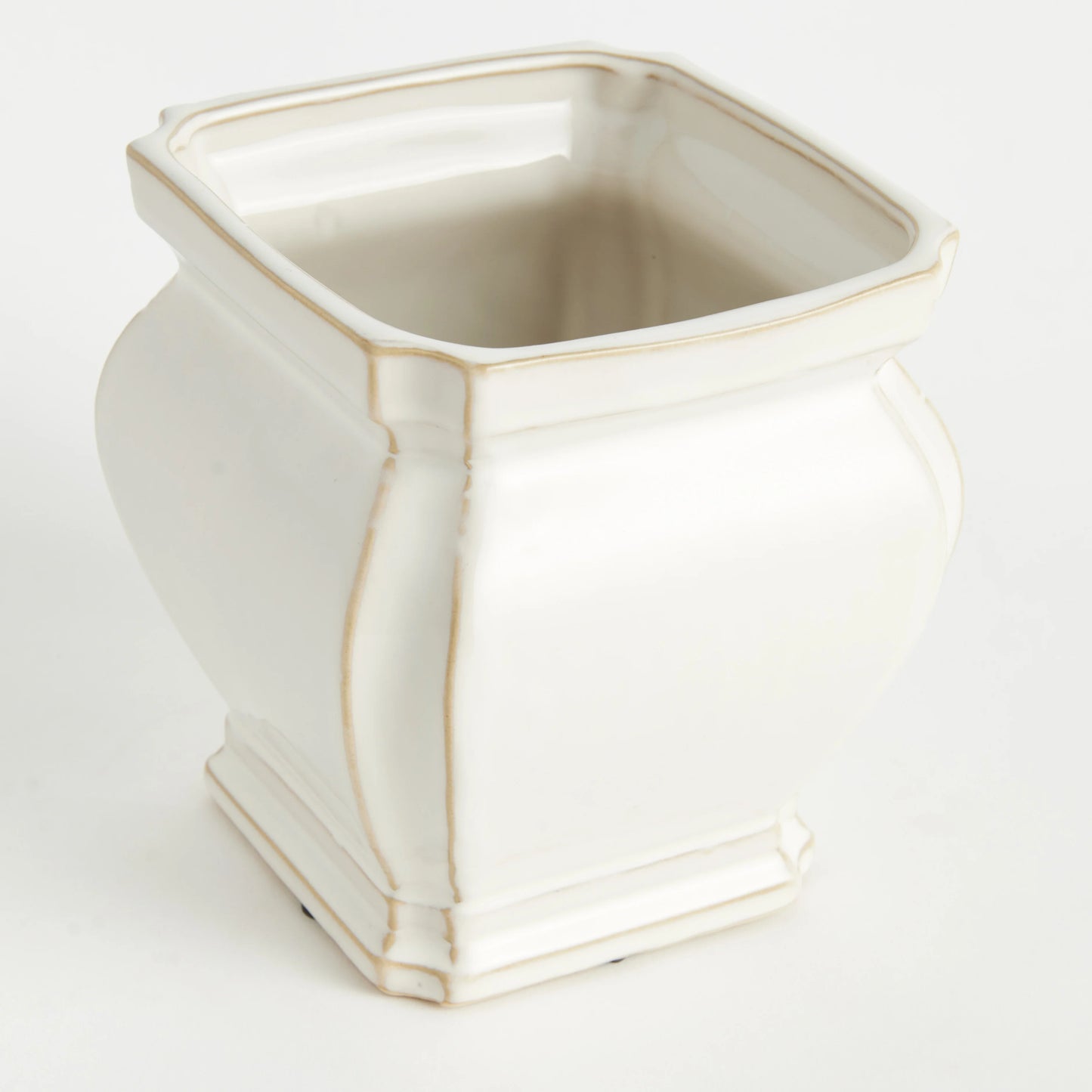 White Francesa Pot