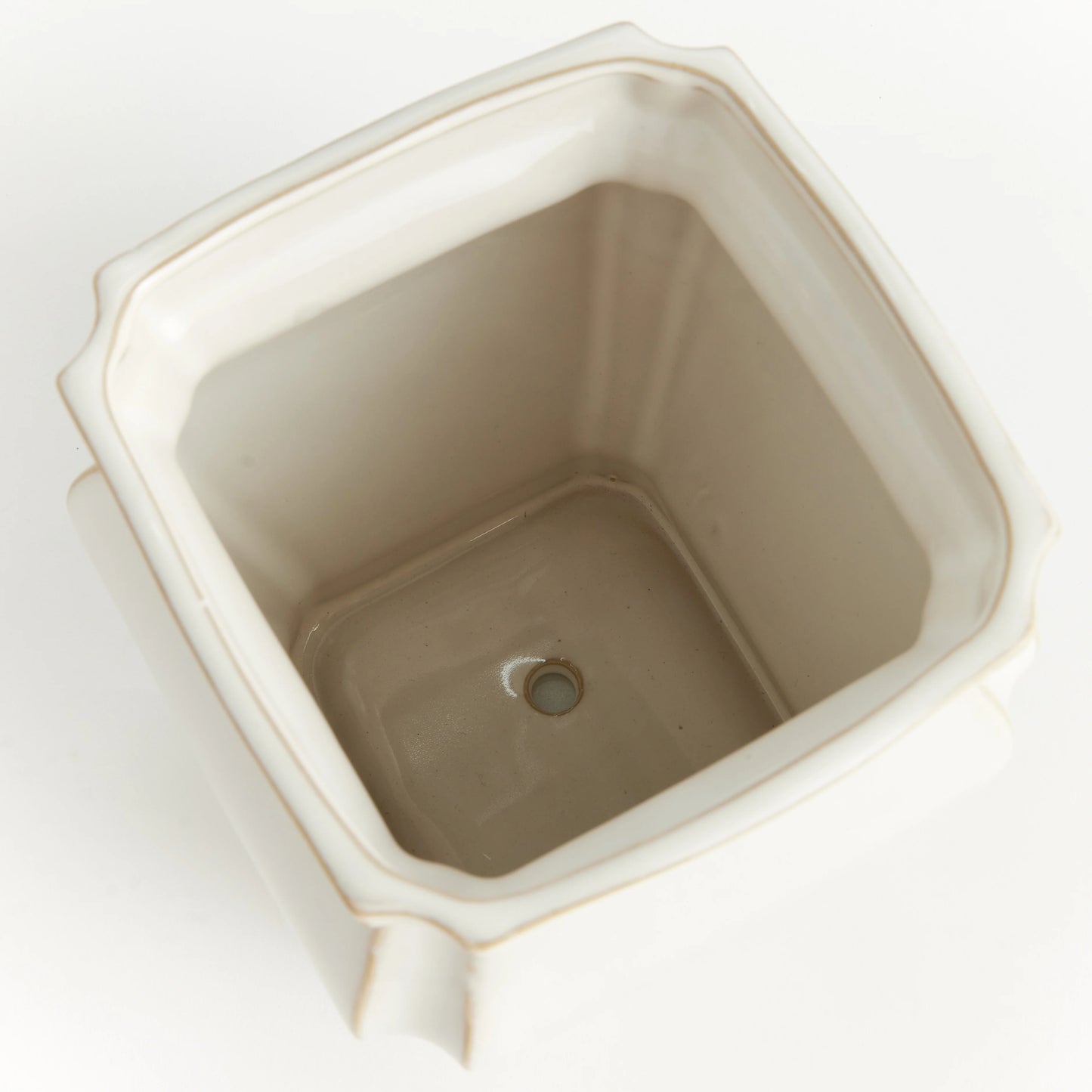 White Francesa Pot