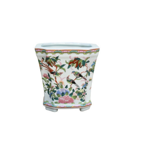 Rose Canton Square Pot
