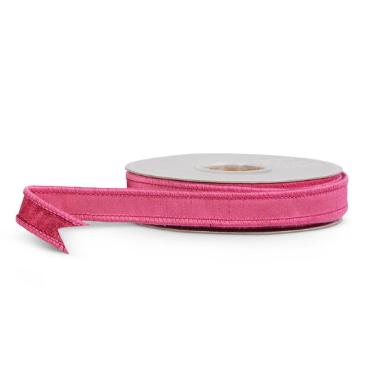 Pink Wired Ribbon 1"