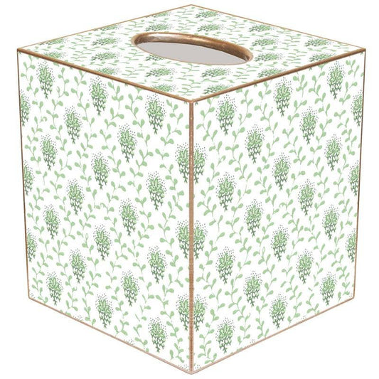 Sage Provencial Print Tissue Box Cover