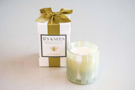 Fresh Bamboo 2 Wick Green Ombre Candle