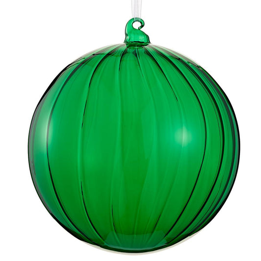 Green Glass Ball Ornament