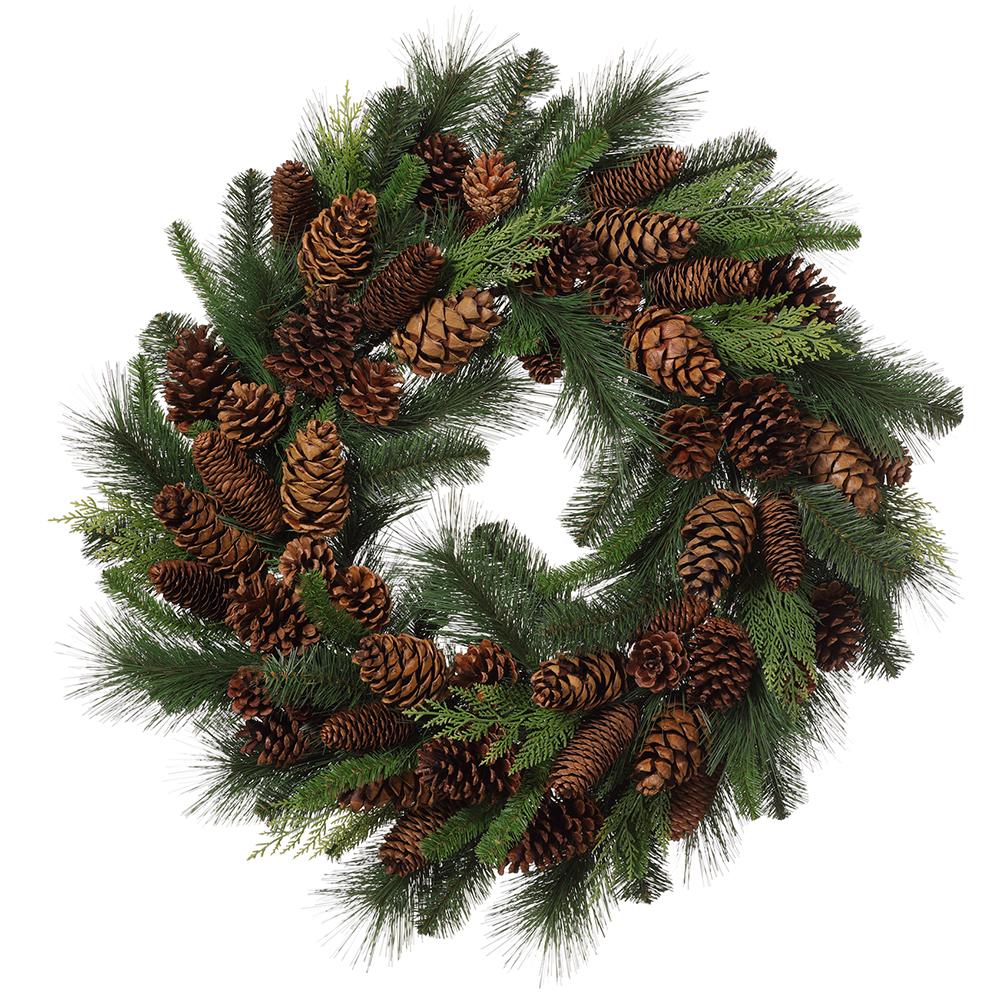 Pinecone Mixed Wreath