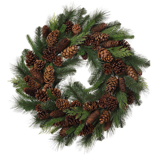 Pinecone Mixed Wreath