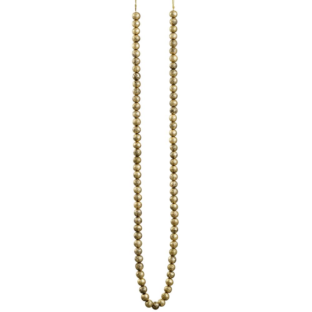 Gold Wood Bead Garland