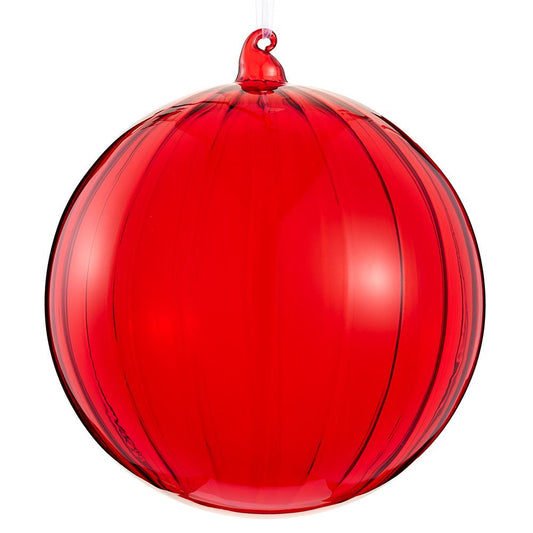 Red Glass Ball Ornament