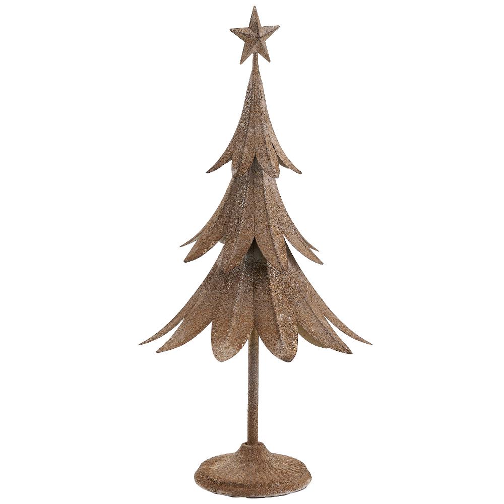 Tabletop Metal Tree with Star