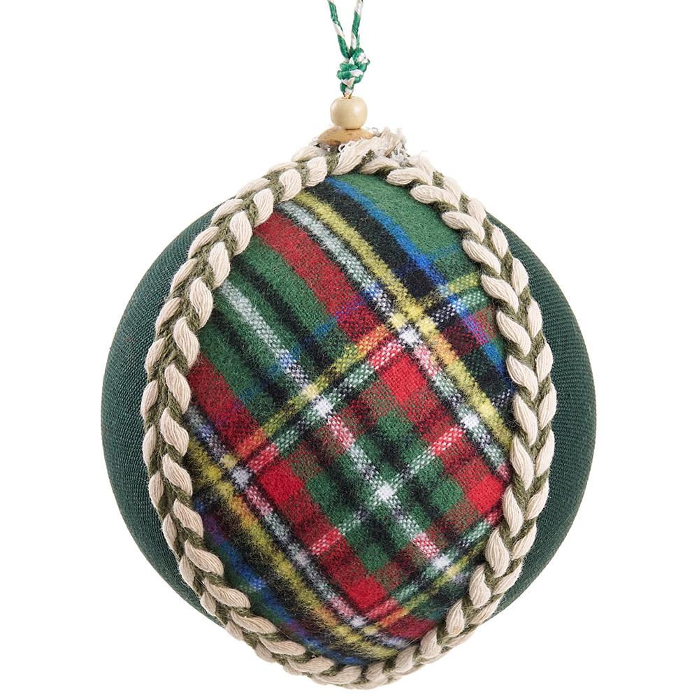 Plaid Ornament