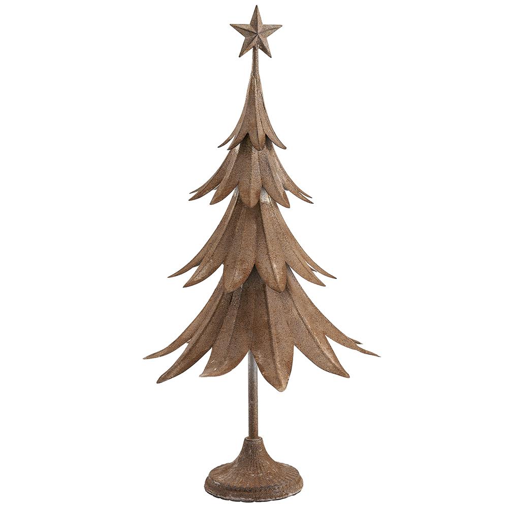 Tabletop Metal Tree with Star