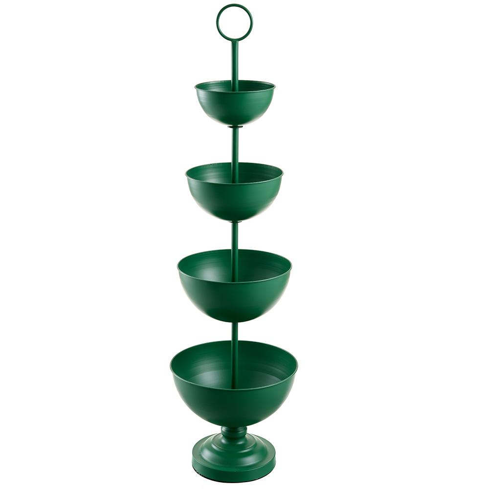 Four Tier Metal Bowl Stand