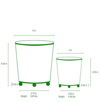 Mattie Round Cachepot Planter