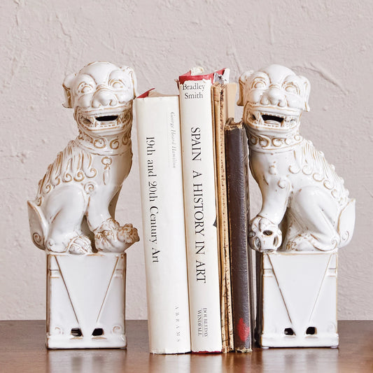Foo Dog Décor/Bookends, Set of 2