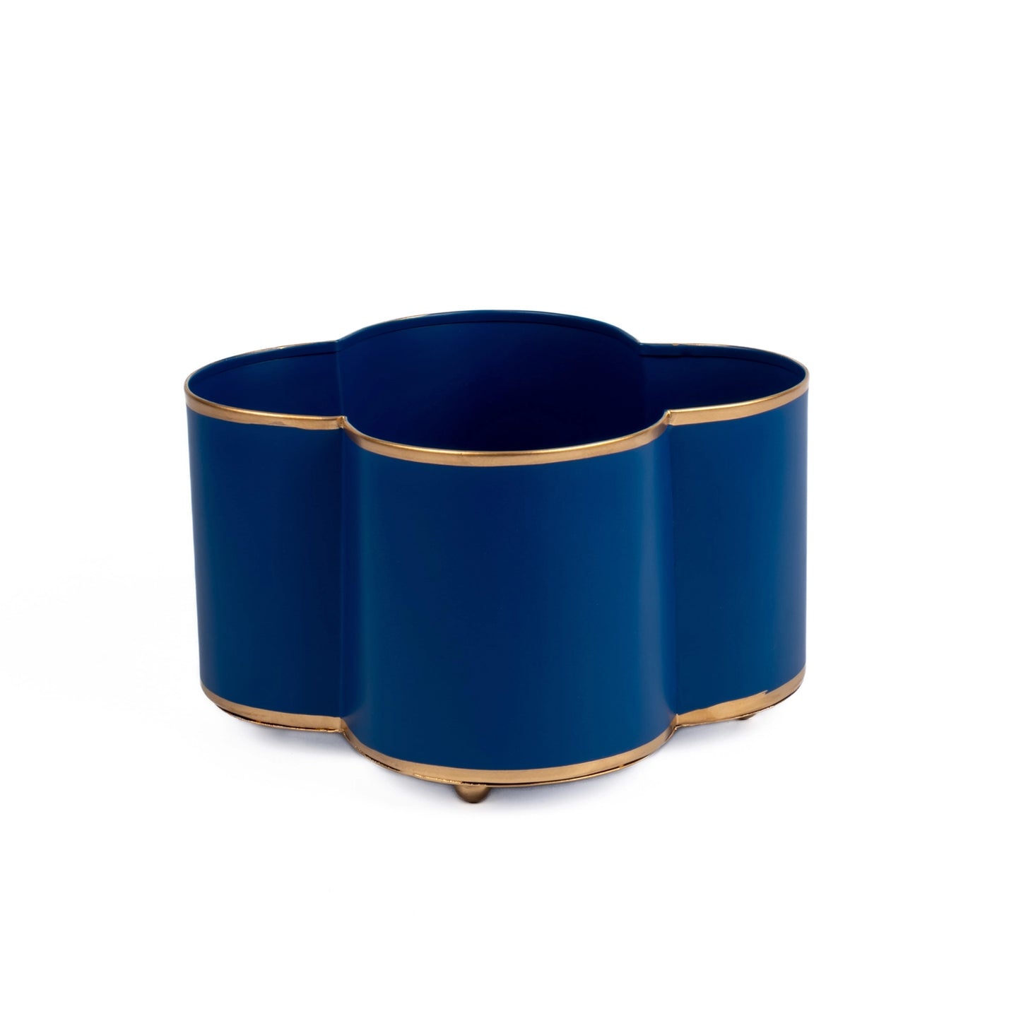 Mattie Quatrefoil Cachepot Planter