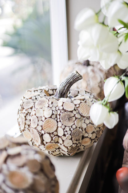 Brown Log Pumpkin