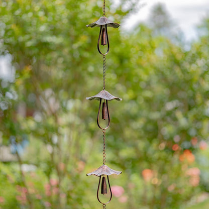 Mushroom Rain Chain