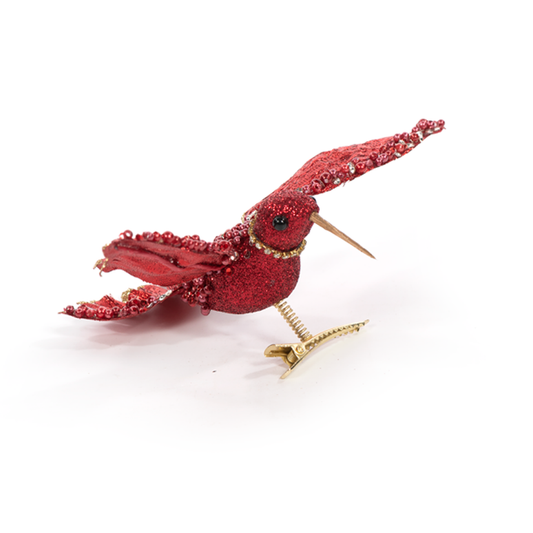 Red Hummingbird Ornament