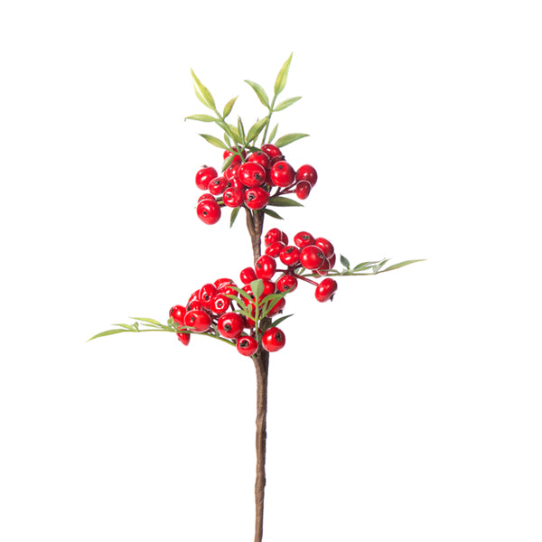 Red Berry Pick with Greenery