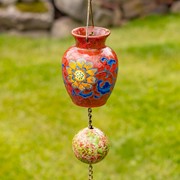 Hand Painted Porcelain Rain Chain