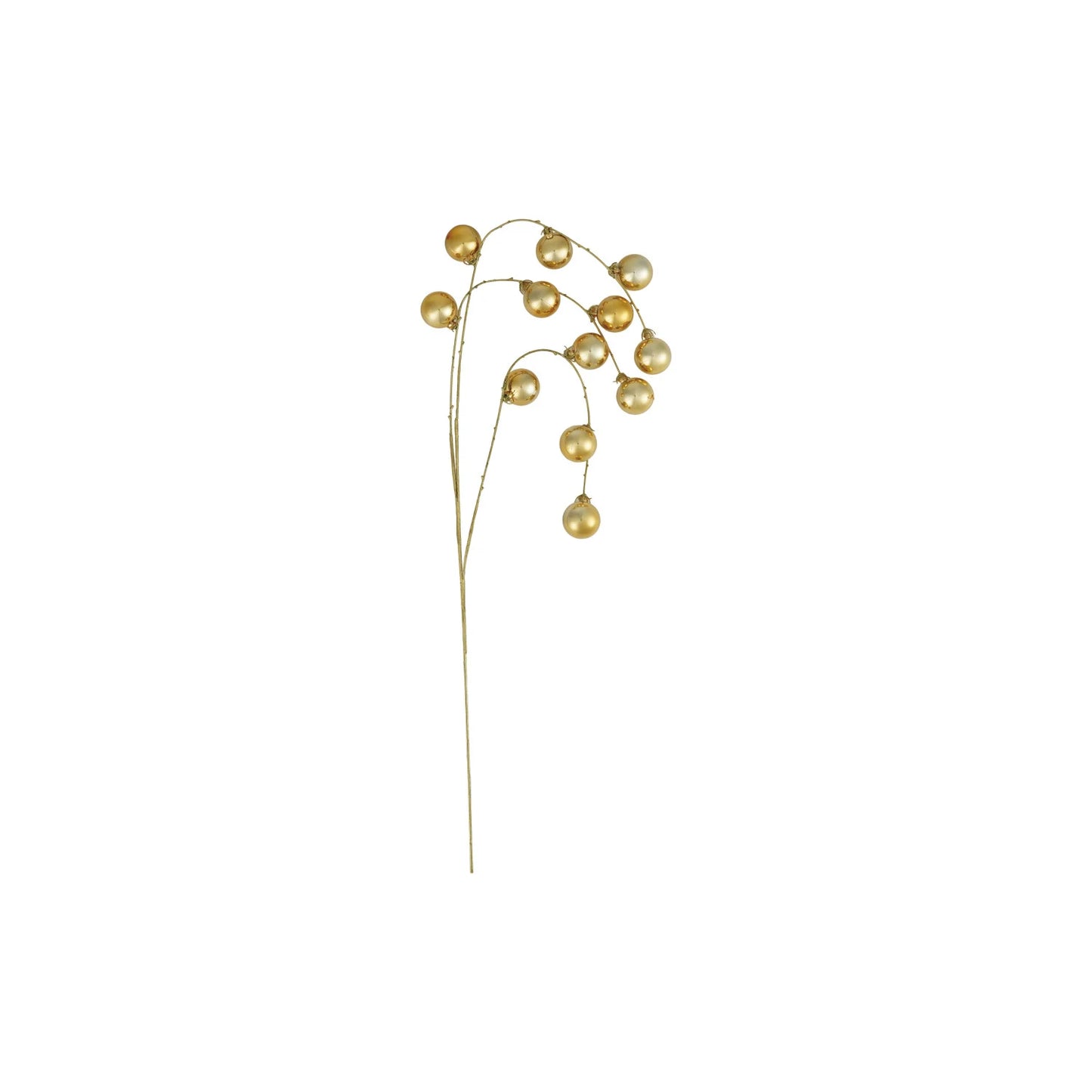 Plastic Ball Spray, Gold Finish